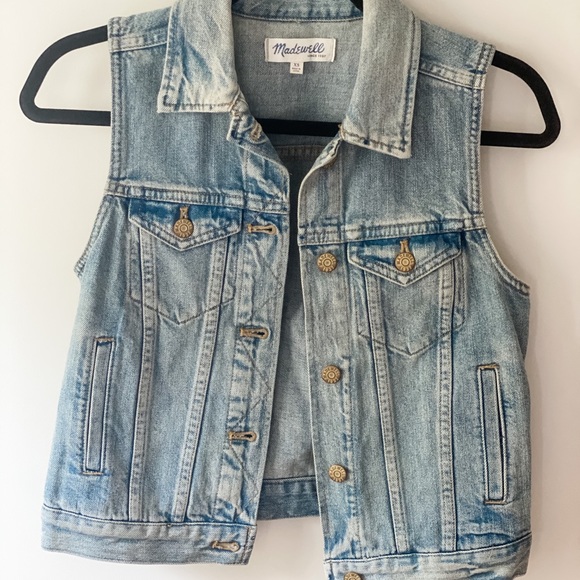 madewell denim vest